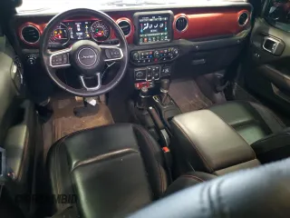 2022 Jeep Gladiator Rubicon with VIN 1C6JJTBGXNL169937, listed as a Copart auction lot 49626105 with 42,321 mi miles and Salvage title. Bid and sale history available at DreamBid. Image 8.