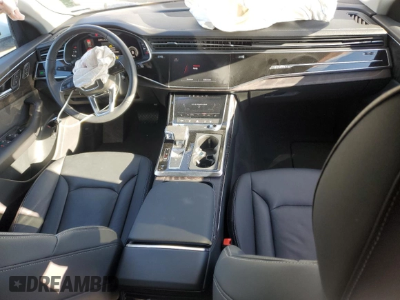 2023 Audi Q8 Premium with VIN WA1AVBF1XPD024739, listed as a Copart auction lot 88641505 with 21,585 mi miles and Salvage title. Bid and sale history available at DreamBid. Image 8.