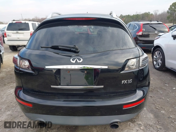 2007 Infiniti FX35 with VIN JNRAS08W47X206656, listed as a IAAI auction lot 41617819 with 1 mi miles. Bid and sale history available at carsss.com. Image 15.