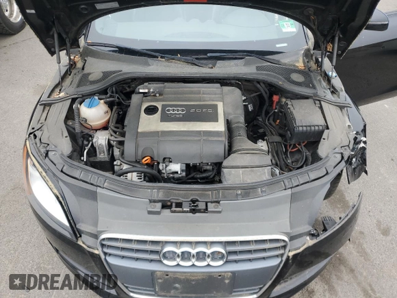 2008 Audi TT 2.0T with VIN TRUAF38J681046770, listed as a Copart auction lot 55561375 with 82,307 mi miles and Salvage title. Bid and sale history available at DreamBid. Image 11.