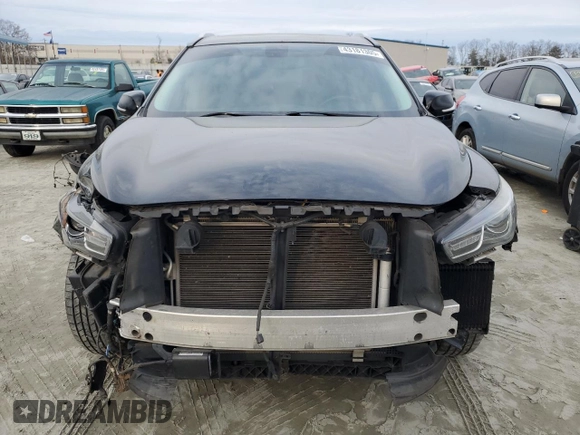 2017 Infiniti QX60 with VIN 5N1DL0MMXHC550625, listed as a Copart auction lot 43181305 with 90,729 mi miles and Salvage Title. Bid and sale history available at carsss.com. Image 5.