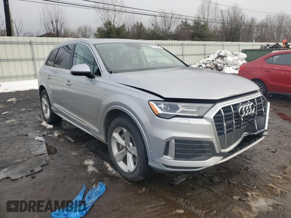 2021 Audi Q7 Premium z VIN WA1AJAF78MD014930, wystawiony jako Copart lot #45175585 z przebiegiem 52 921 mil mil oraz Szkoda całkowita • Salvage title. Historia ofert i sprzedaży dostępna na DreamBid. Obrazek 4.