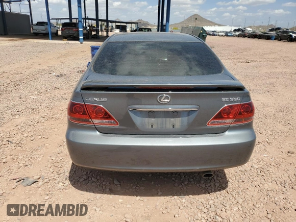 2005 Lexus ES 350 with VIN JTHBA30G755135148, listed as a Copart auction lot 53339895 with 83,775 mi miles and Salvage Title. Bid and sale history available at DreamBid. Image 6.
