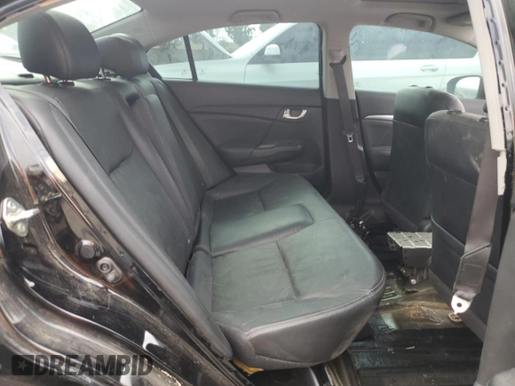 2015 Honda Civic EX-L with VIN 2HGFB2F91FH550853, listed as a Copart auction lot 51111585 with 176,151 mi miles and Salvage Title. Bid and sale history available at DreamBid. Image 10.