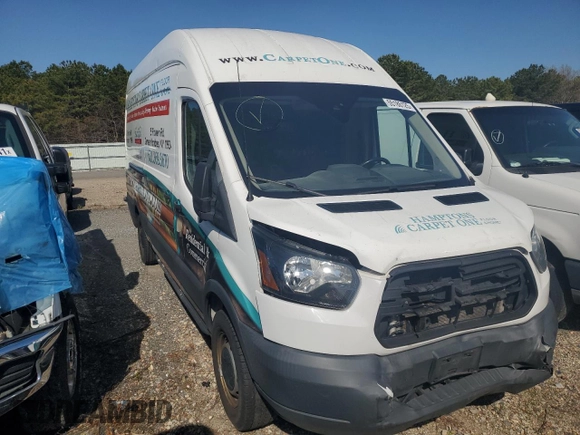 2017 Ford Transit with VIN 1FTBW3XM5HKA18155, listed as a Copart auction lot 55186125 with 140,163 mi miles and Salvage Title. Bid and sale history available at carsss.com. Image 4.