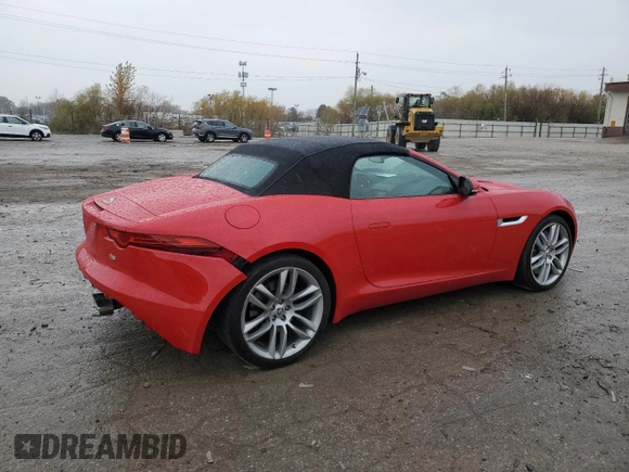 2014 Jaguar F-Type S with VIN SAJWA6FC4E8K03754, listed as a Copart auction lot 79201214 with 35,093 mi miles and Salvage Title. Bid and sale history available at DreamBid. Image 3.