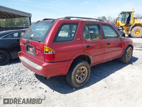 1999 Isuzu Rodeo S with VIN 4S2CM58W1X4356519, listed as a IAAI auction lot 41693480 with 225,839 mi miles and . Bid and sale history available at DreamBid. Image 4.