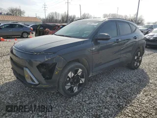 2024 Hyundai Kona SEL with VIN KM8HCCAB7RU099672, listed as a Copart auction lot 48961755 with 16,270 mi miles and Salvage Title. Bid and sale history available at carsss.com. Image 1.
