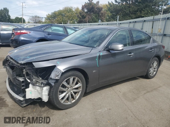 2018 Infiniti Q50 3.0t LUXE with VIN JN1EV7AR3JM440451, listed as a Copart auction lot 70054044 with 112,855 mi miles and Salvage Title. Bid and sale history available at carsss.com. Image 1.