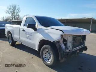 2020 Chevrolet Silverado 1500 Work Truck with VIN 3GCNWAEF8LG138795, listed as a IAAI auction lot 41350962 with 158,174 mi miles. Bid and sale history available at carsss.com. Image 1.