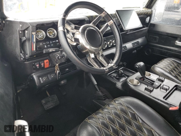 1994 Land Rover Defender with VIN SALLDHMF8MA941901, listed as a Copart auction lot 75521374 with Not provided miles and Salvage title. Bid and sale history available at DreamBid. Image 8.