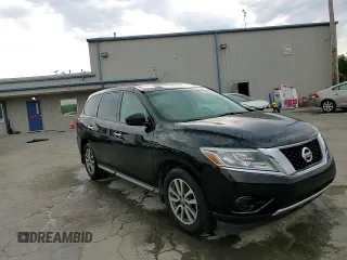 2014 Nissan Pathfinder S with VIN 5N1AR2MN1EC674574, listed as a Copart auction lot 56566035 with 183,977 mi miles and Salvage title. Bid and sale history available at DreamBid. Image 14.