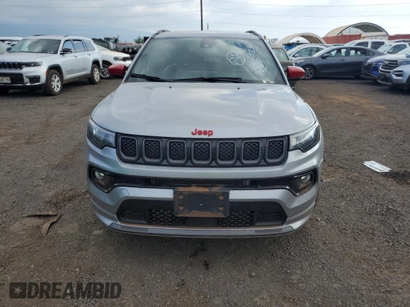 2023 Jeep Compass (RED) Edition with VIN 3C4NJDCN8PT543546, listed as a Copart auction lot 45246525 with 22,135 mi miles and Salvage Title. Bid and sale history available at carsss.com. Image 5.