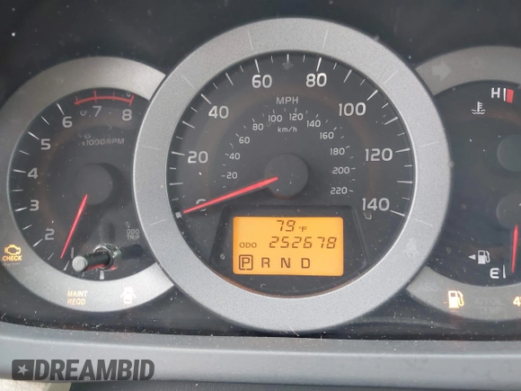 2010 Toyota RAV4 Limited with VIN 2T3DF4DV9AW058537, listed as a IAAI auction lot 42796807 with 252,678 mi miles and . Bid and sale history available at DreamBid. Image 7.