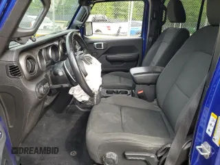 2019 Jeep Wrangler Unlimited Sport S with VIN 1C4HJXDG3KW556884, listed as a Copart auction lot 58174795 with Not provided miles and Salvage title. Bid and sale history available at DreamBid. Image 7.