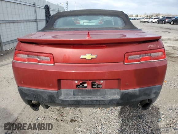 2015 Chevrolet Camaro LT with VIN 2G1FF3D32F9254721, listed as a Copart auction lot 48357235 with 112,813 mi miles and Clean Title. Bid and sale history available at carsss.com. Image 6.