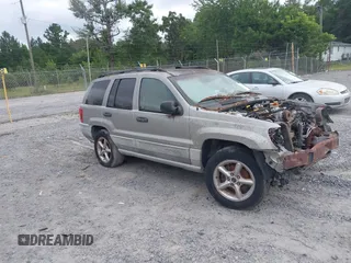 2000 Jeep Grand Cherokee Laredo with VIN 1J4G248N2YC334566, listed as a IAAI auction lot 42623519 with Not provided miles and . Bid and sale history available at DreamBid. Image 1.
