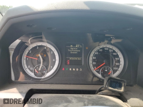 2014 Ram 1500 Tradesman with VIN 3C6JR7DT9EG148861, listed as a Copart auction lot 60611195 with 369,439 mi miles and Salvage title. Bid and sale history available at DreamBid. Image 9.