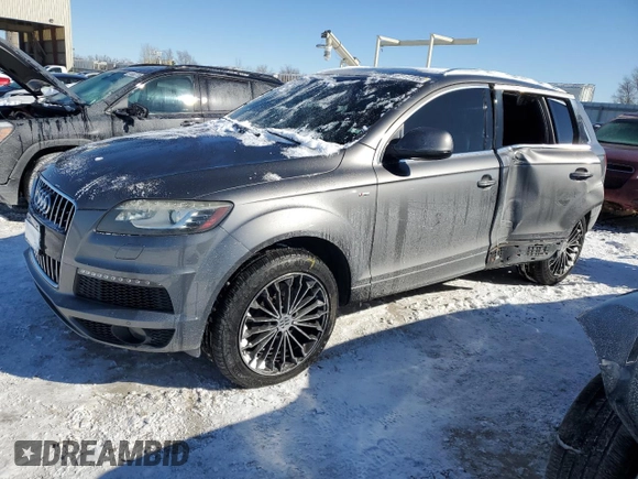 2011 Audi Q7 3.0L TDI Prestige with VIN WA1WMBFE5BD005293, listed as a Copart auction lot 46117725 with 163,753 mi miles and Salvage Title. Bid and sale history available at carsss.com. Image 1.