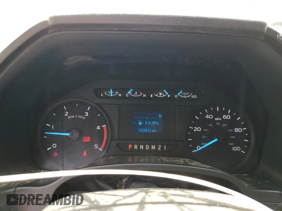 2018 Ford Super Duty F-250 SRW XL with VIN 1FT7W2BT2JEC56242, listed as a Copart auction lot 51100435 with 203,831 mi miles and Salvage Title. Bid and sale history available at carsss.com. Image 9.