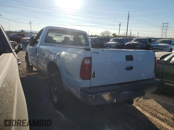 2011 Ford Super Duty F-250 SRW XL with VIN 1FTBF2AT9BEA95028, listed as a Copart auction lot 74112014 with 201,675 mi miles and Salvage Title. Bid and sale history available at carsss.com. Image 2.