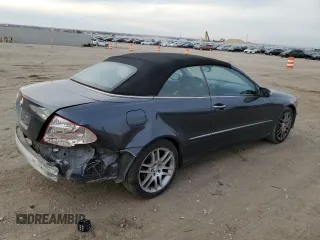 2008 Mercedes-Benz CLK-Class 3.5L with VIN WDBTK56GX8F240284, listed as a Copart auction lot 83068564 with 206,326 mi miles and Salvage Title. Bid and sale history available at carsss.com. Image 3.