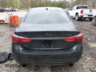 2018 Infiniti Q50 3.0t LUXE with VIN JN1EV7AR8JM442468, listed as a IAAI auction lot 42071717 with 107,484 mi miles. Bid and sale history available at carsss.com. Image 16.