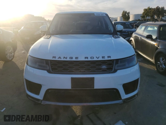 2021 Land Rover Range Rover Sport HSE Silver Edition with VIN SALWR2SU0MA758828, listed as a Copart auction lot 43561355 with 57,196 mi miles and Salvage title. Bid and sale history available at DreamBid. Image 5.