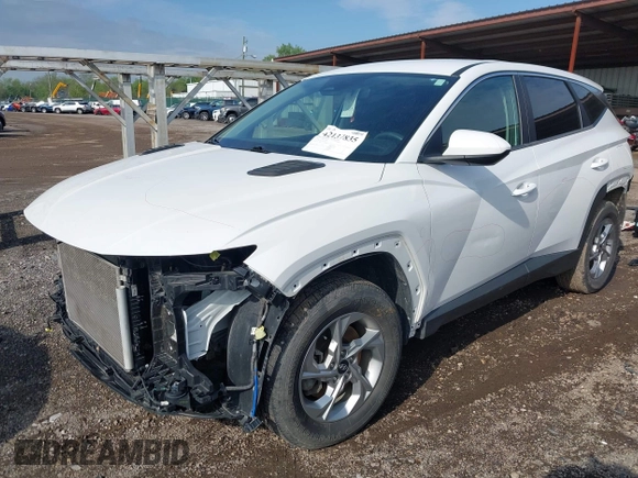 2022 Hyundai Tucson SE z VIN 5NMJACAE3NH012650, wystawiony jako IAAI lot #42137835 z przebiegiem 107 599 mil mil oraz . Historia ofert i sprzedaży dostępna na DreamBid. Obrazek 2.