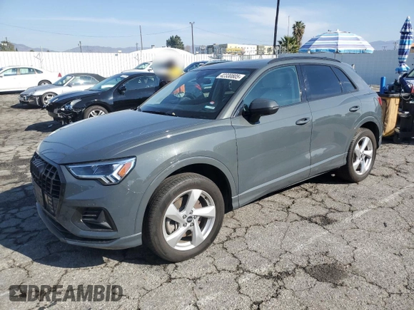 2022 Audi Q3 with VIN WA1BUDF35N1019466, listed as a Copart auction lot 42330805 with 15,907 mi miles and Salvage title. Bid and sale history available at DreamBid. Image 1.