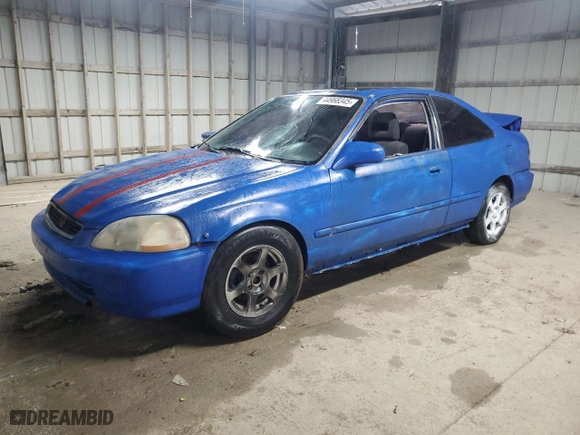 1998 Honda Civic EX with VIN 1HGEJ8141WL091422, listed as a Copart auction lot 44968345 with 179,474 mi miles and Clean Title. Bid and sale history available at carsss.com. Image 1.