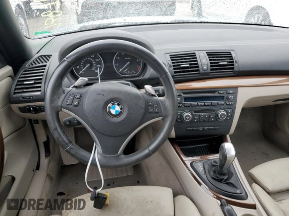 2010 BMW 1 Series 128i with VIN WBAUL7C54AVJ78214, listed as a Copart auction lot 73871574 with Not provided miles and Clean title. Bid and sale history available at DreamBid. Image 8.