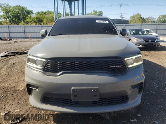 2022 Dodge Durango GT Plus with VIN 1C4RDJDG6NC104510, listed as a Copart auction lot 57055685 with 82,582 mi miles and Salvage title. Bid and sale history available at DreamBid. Image 5.
