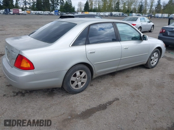 2001 Toyota Avalon XL with VIN 4T1BF28B61U152508, listed as a IAAI auction lot 41982160 with Not Provided miles and . Bid and sale history available at DreamBid. Image 4.