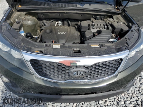 2012 Kia Sorento LX with VIN 5XYKT3A60CG279615, listed as a Copart auction lot 52877795 with 120,159 mi miles and Salvage Title. Bid and sale history available at carsss.com. Image 12.