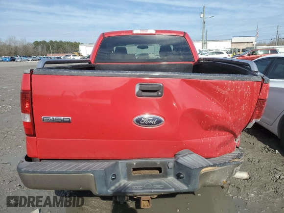 2005 Ford F-150 XLT with VIN 1FTPX12525NA40969, listed as a Copart auction lot 42563695 with 92,536 mi miles and Salvage Title. Bid and sale history available at carsss.com. Image 6.