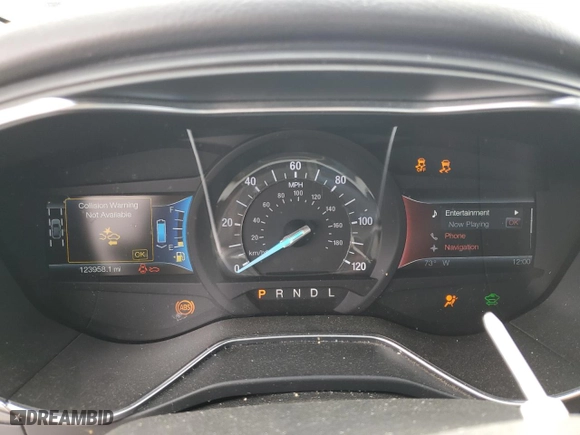 2013 Ford Fusion Energi Titanium with VIN 3FA6P0SU7DR309935, listed as a Copart auction lot 51930255 with 123,958 mi miles and Salvage Title. Bid and sale history available at carsss.com. Image 9.