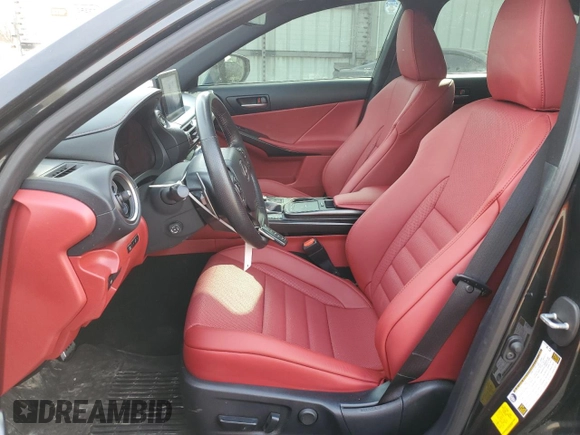 2022 Lexus IS 350 F Sport with VIN JTHGZ1E21N5026894, listed as a Copart auction lot 47077385 with 26,499 mi miles and Salvage title. Bid and sale history available at DreamBid. Image 7.