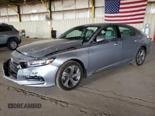2020 Honda Accord EX-L with VIN 1HGCV1F56LA099608, listed as a Copart auction lot 57084195 with 44,569 mi miles and Salvage title. Bid and sale history available at DreamBid. Image 1.