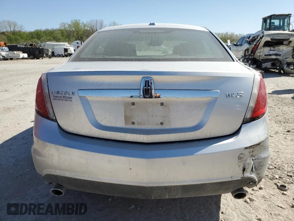 2011 Lincoln MKS with VIN 1LNHL9DR1BG614052, listed as a Copart auction lot 53111205 with Not Provided miles and Salvage Title. Bid and sale history available at DreamBid. Image 6.
