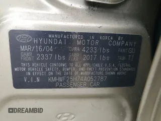 2004 Hyundai Sonata with VIN KMHWF25H74A052787, listed as a Copart auction lot 71840374 with 135,140 mi miles and Salvage Title. Bid and sale history available at carsss.com. Image 14.