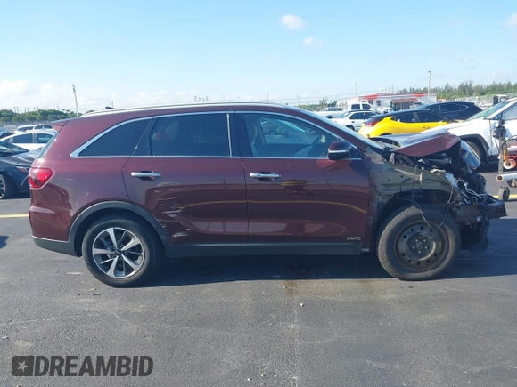 2019 Kia Sorento EX with VIN 5XYPHDA5XKG537867, listed as a IAAI auction lot 42290124 with 44,037 mi miles and . Bid and sale history available at DreamBid. Image 14.