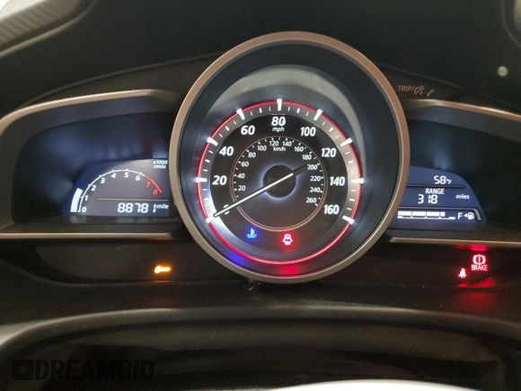 2016 Mazda 3 i Sport with VIN JM1BM1J74G1336026, listed as a Copart auction lot 43767395 with 88,781 mi miles and Non Repairable. Bid and sale history available at DreamBid. Image 9.