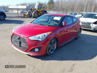 2013 Hyundai Veloster Turbo with VIN KMHTC6AE3DU135145, listed as a IAAI auction lot 41767388 with 162,234 mi miles and . Bid and sale history available at DreamBid. Image 2.