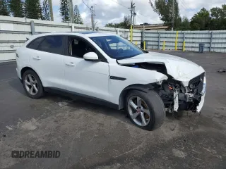 2017 Jaguar F-Pace 35t Premium with VIN SADCJ2BV9HA047309, listed as a Copart auction lot 51781185 with 108,459 mi miles and Salvage Title. Bid and sale history available at DreamBid. Image 4.