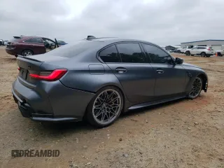 2021 BMW M3 Competition z VIN WBS33AY04MFL54422, wystawiony jako Copart lot #54123085 z przebiegiem 38 840 mil mil oraz Szkody całkowita. Historia ofert i sprzedaży dostępna na DreamBid. Obrazek 3.