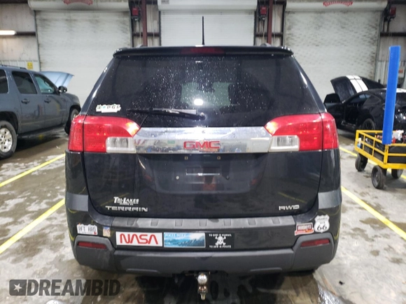2013 GMC Terrain SLT with VIN 2GKFLVEK2D6202669, listed as a Copart auction lot 51667105 with 189,287 mi miles and Salvage Title. Bid and sale history available at carsss.com. Image 6.