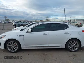 2015 Kia Optima SXL Turbo with VIN 5XXGR4A63FG374348, listed as a IAAI auction lot 41913278 with 173,880 mi miles and . Bid and sale history available at DreamBid. Image 6.