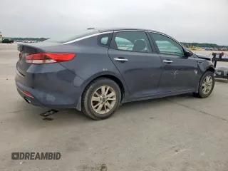 2017 Kia Optima LX with VIN KNAGT4L38H5155488, listed as a Copart auction lot 55551865 with 165,965 mi miles and Salvage title. Bid and sale history available at DreamBid. Image 3.