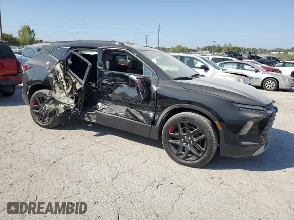 2023 Chevrolet Blazer LT with VIN 3GNKBDRS7PS221300, listed as a Copart auction lot 71954934 with 8,737 mi miles and Salvage title. Bid and sale history available at DreamBid. Image 4.